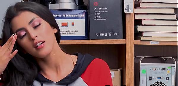 Naughty Latina Sophia Leone banged for shoplifting